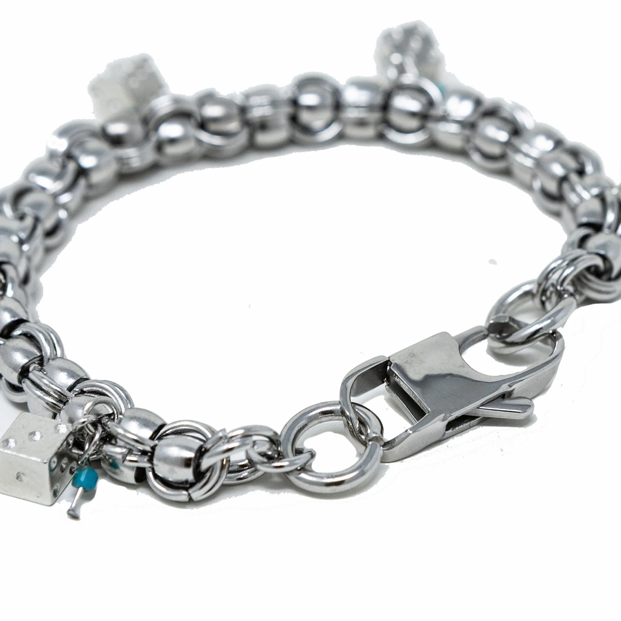 Tears of Venus "Snake Eyes" 7" Bracelet (Silver)