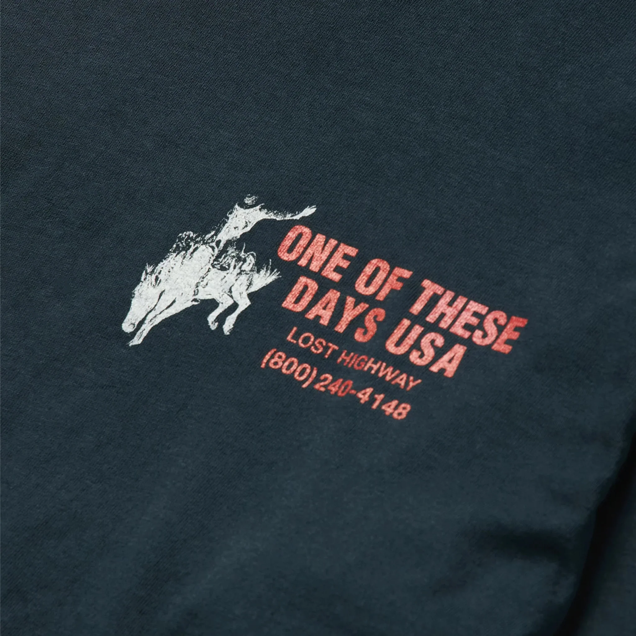 One Of These Days Break On Through Long Sleeve T-Shirt (Black)
