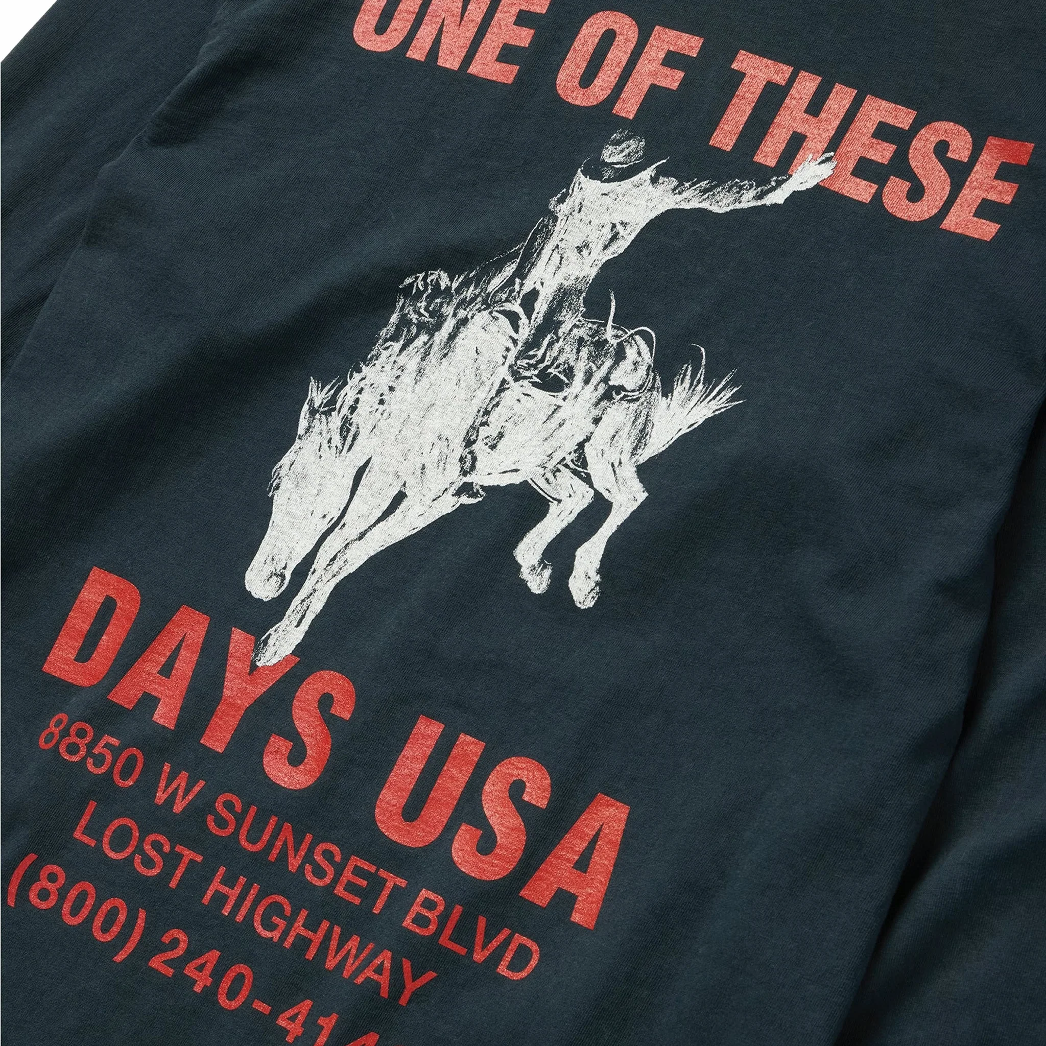 One Of These Days Break On Through Long Sleeve T-Shirt (Black)