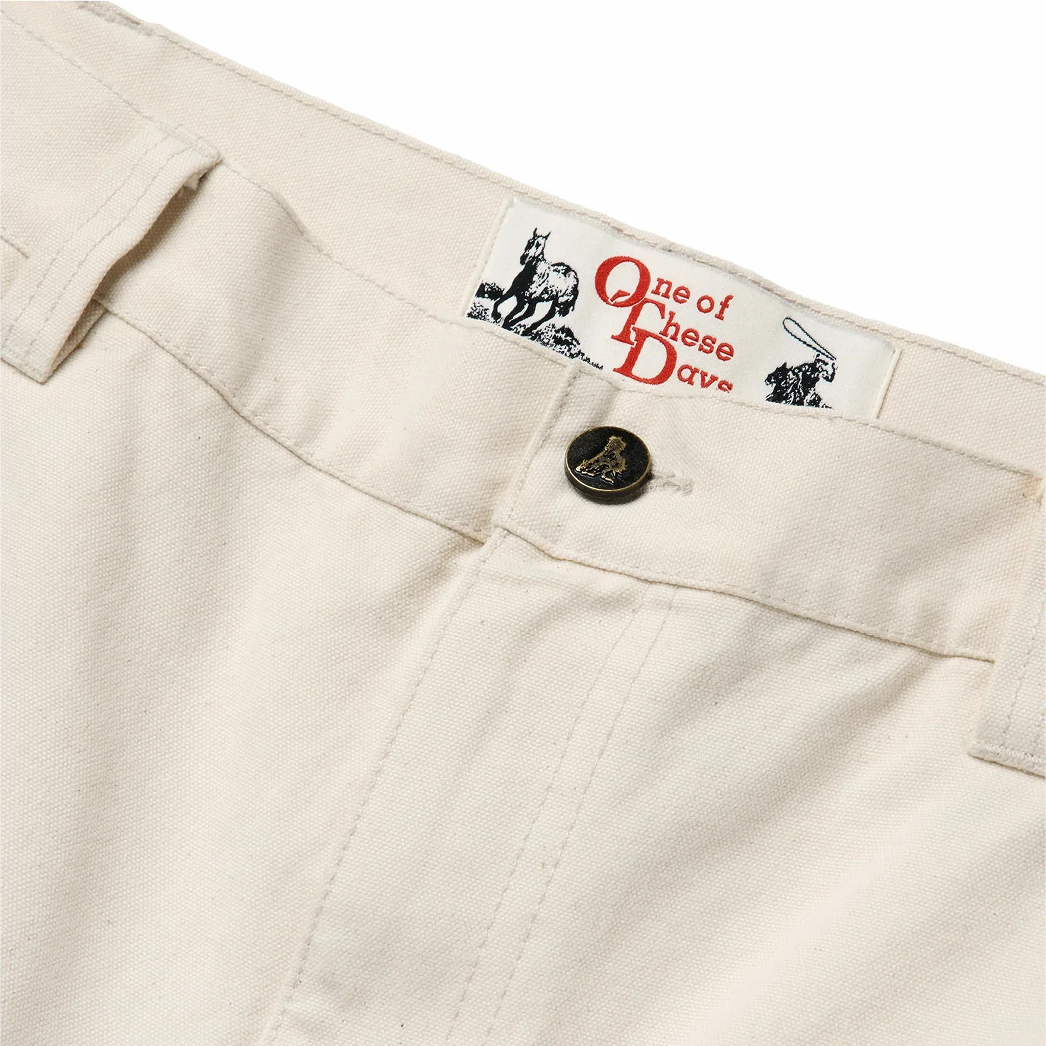One Of These Days If Not For The Rest Of Time Painters Pants (Natural)
