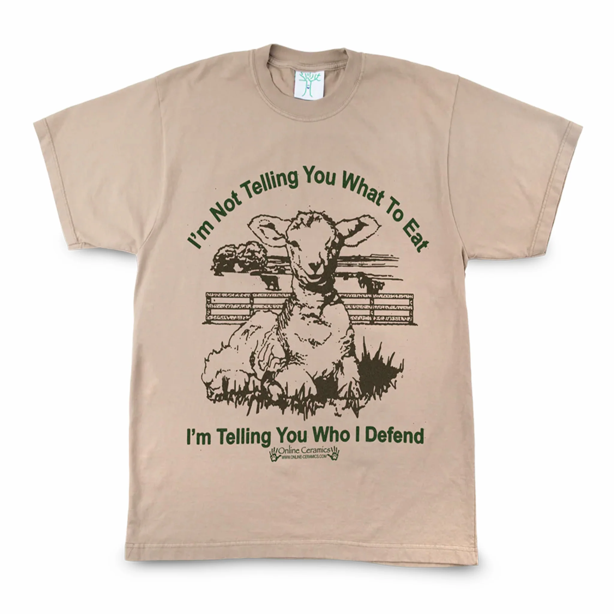 Online Ceramics Pure Beings T-Shirt (Tan)