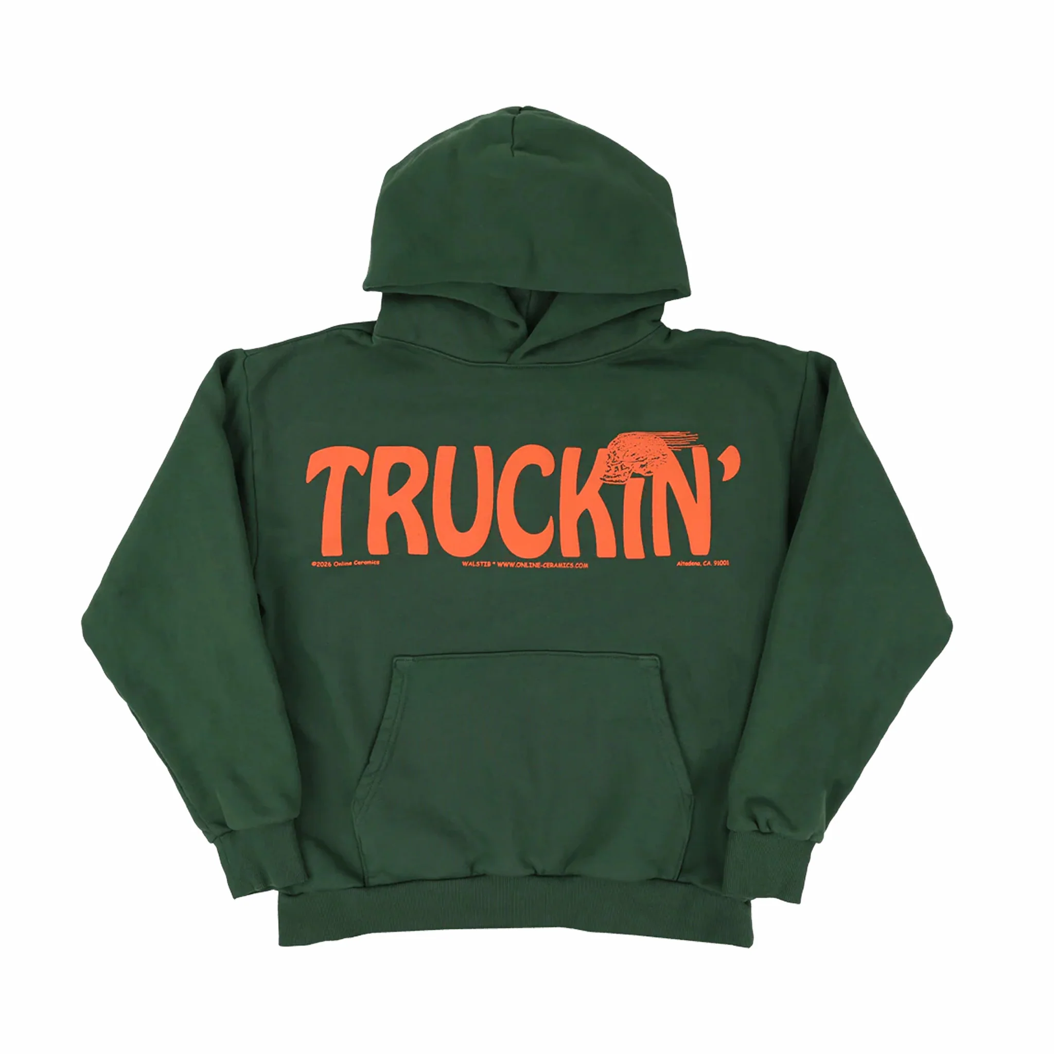 Online Cermamics Truckin' Hoodie (Green)