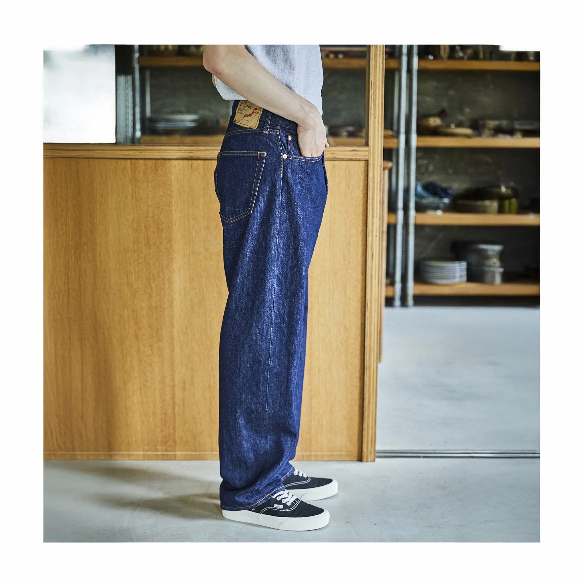 OrSlow 101 Dad's Fit Denim - One Wash (Blue)