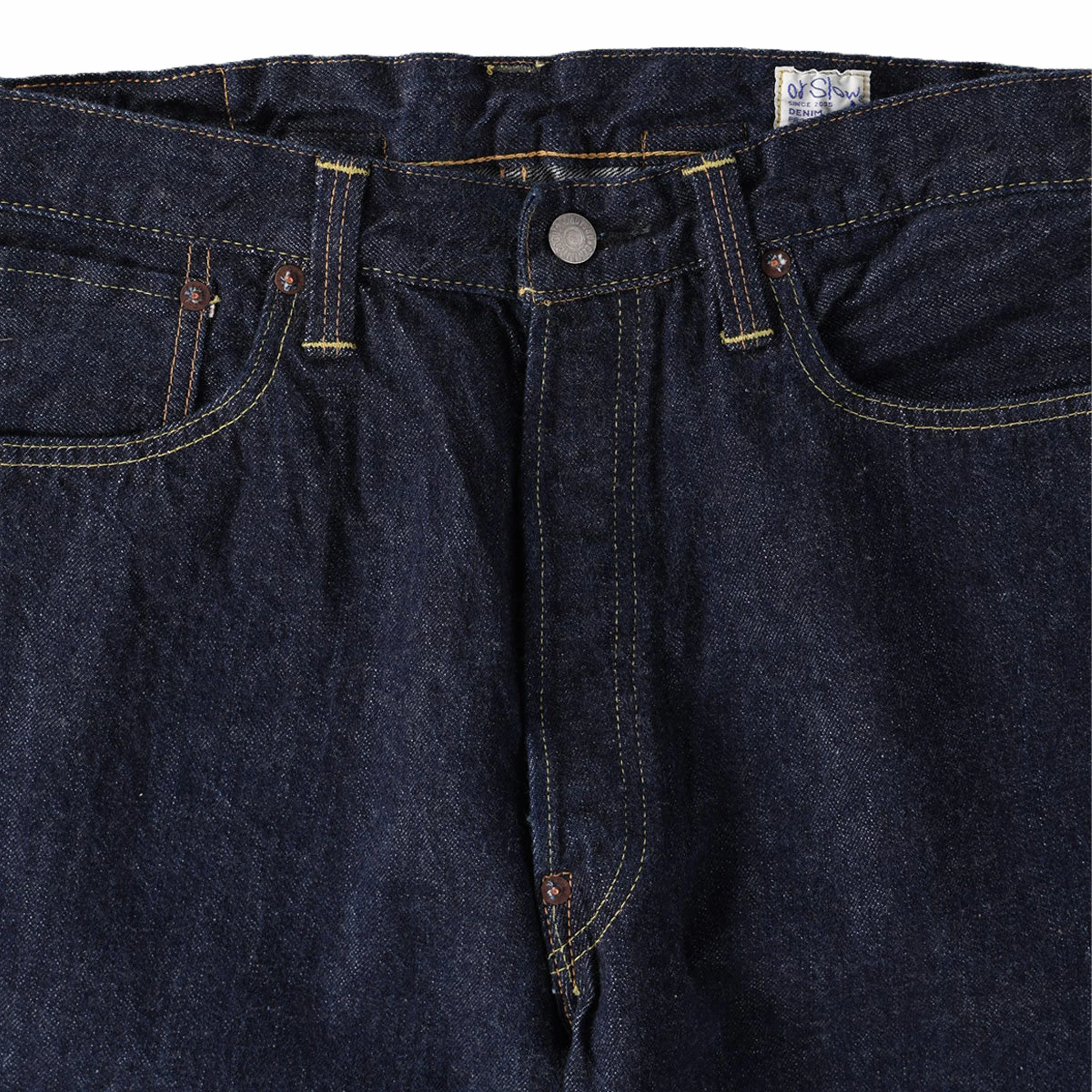 OrSlow Grand Dad's Fit Denim Pants (One Wash)