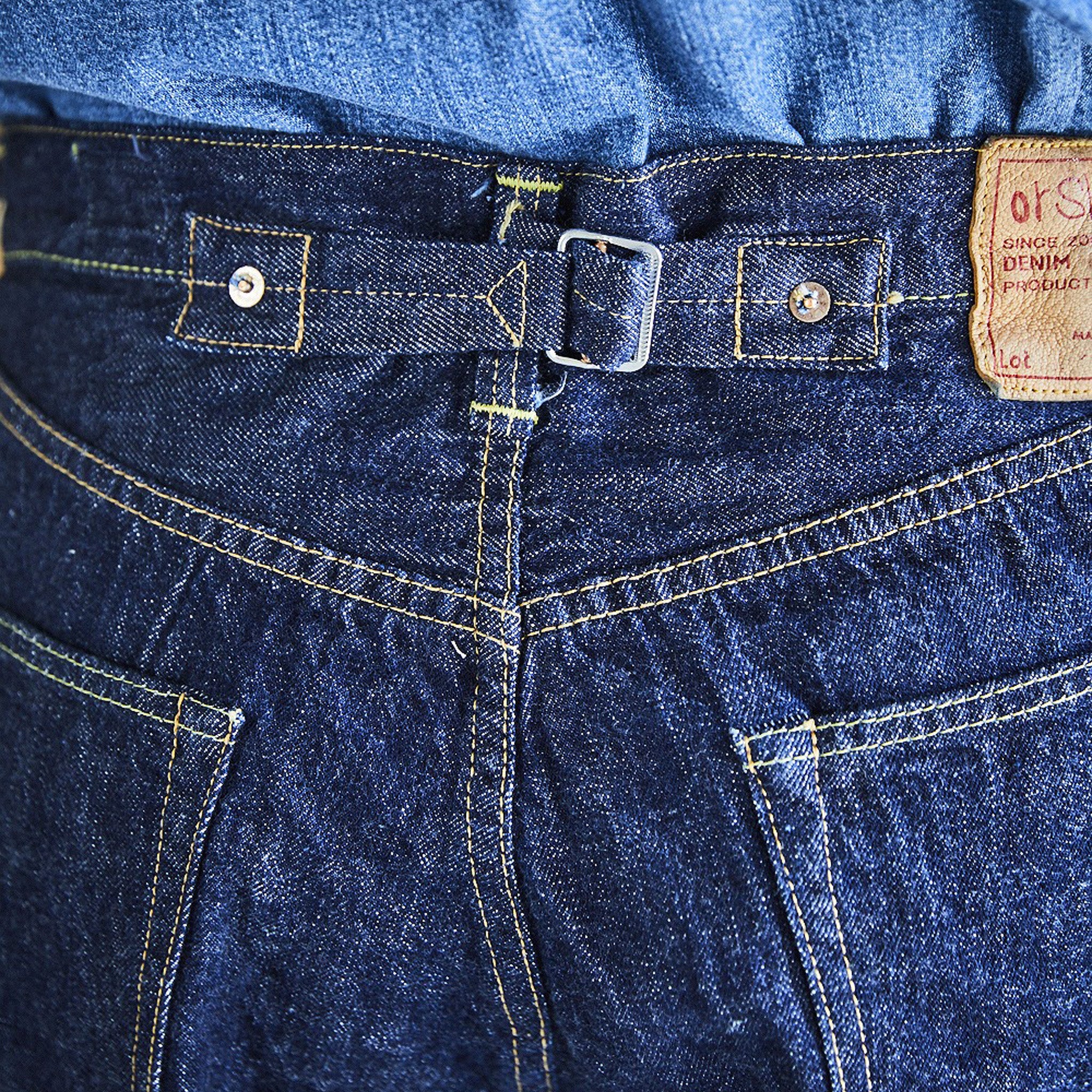 OrSlow Grand Dad's Fit Denim Pants (One Wash)