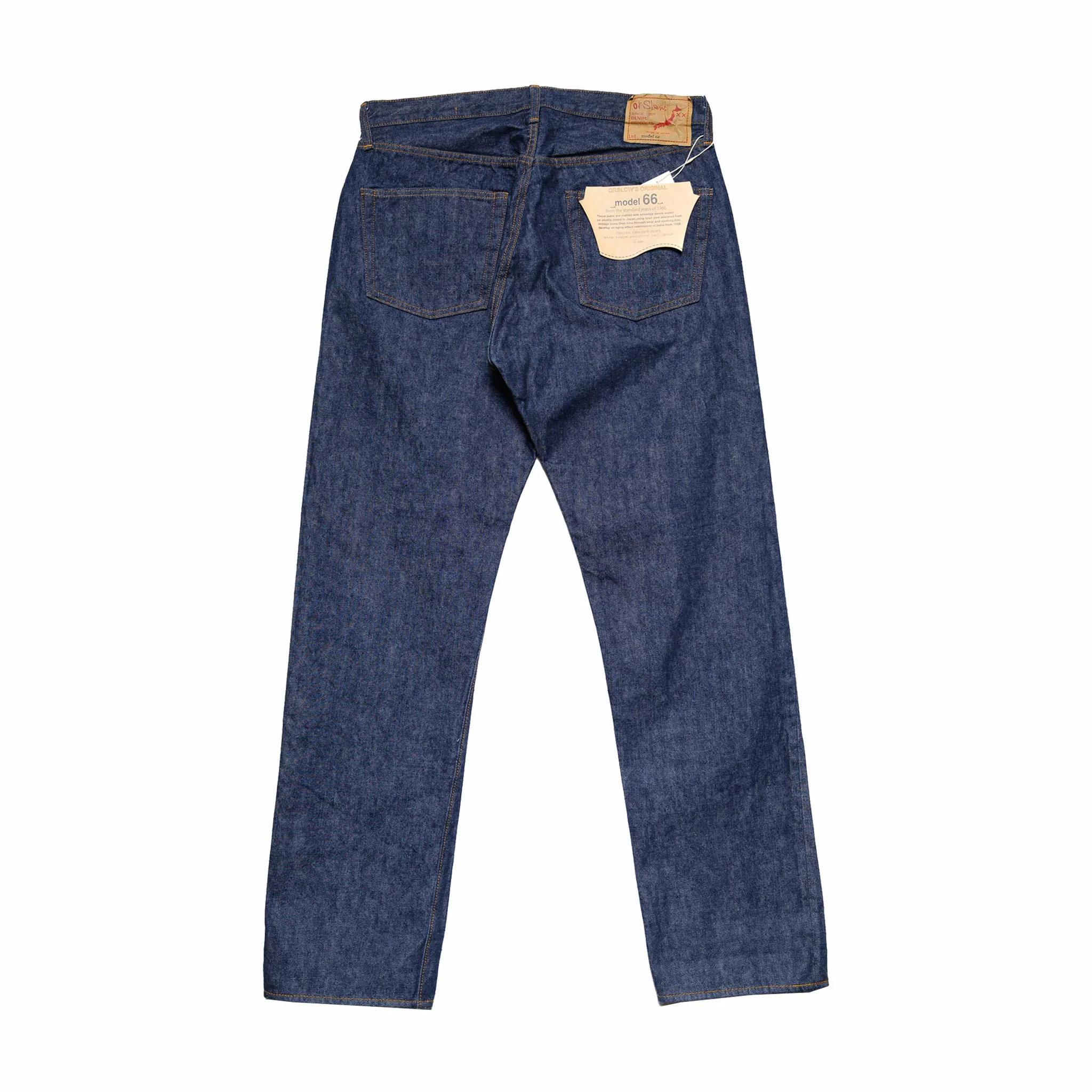 OrSlow Model 66 1966's Denim Pants - Standard Fit (One Wash)