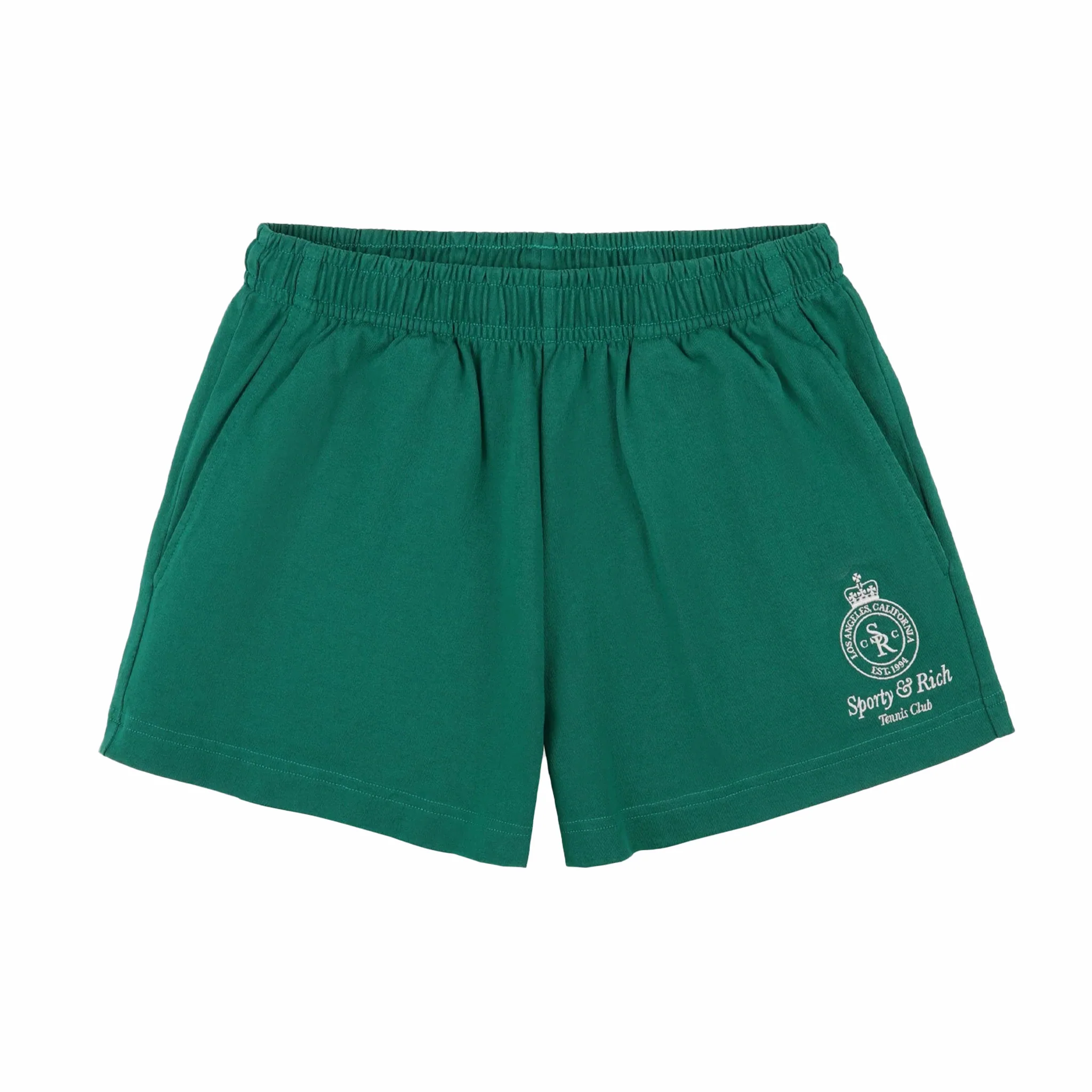 Sporty & Rich Women's Crown Tennis Disco Short (Alpine/White)