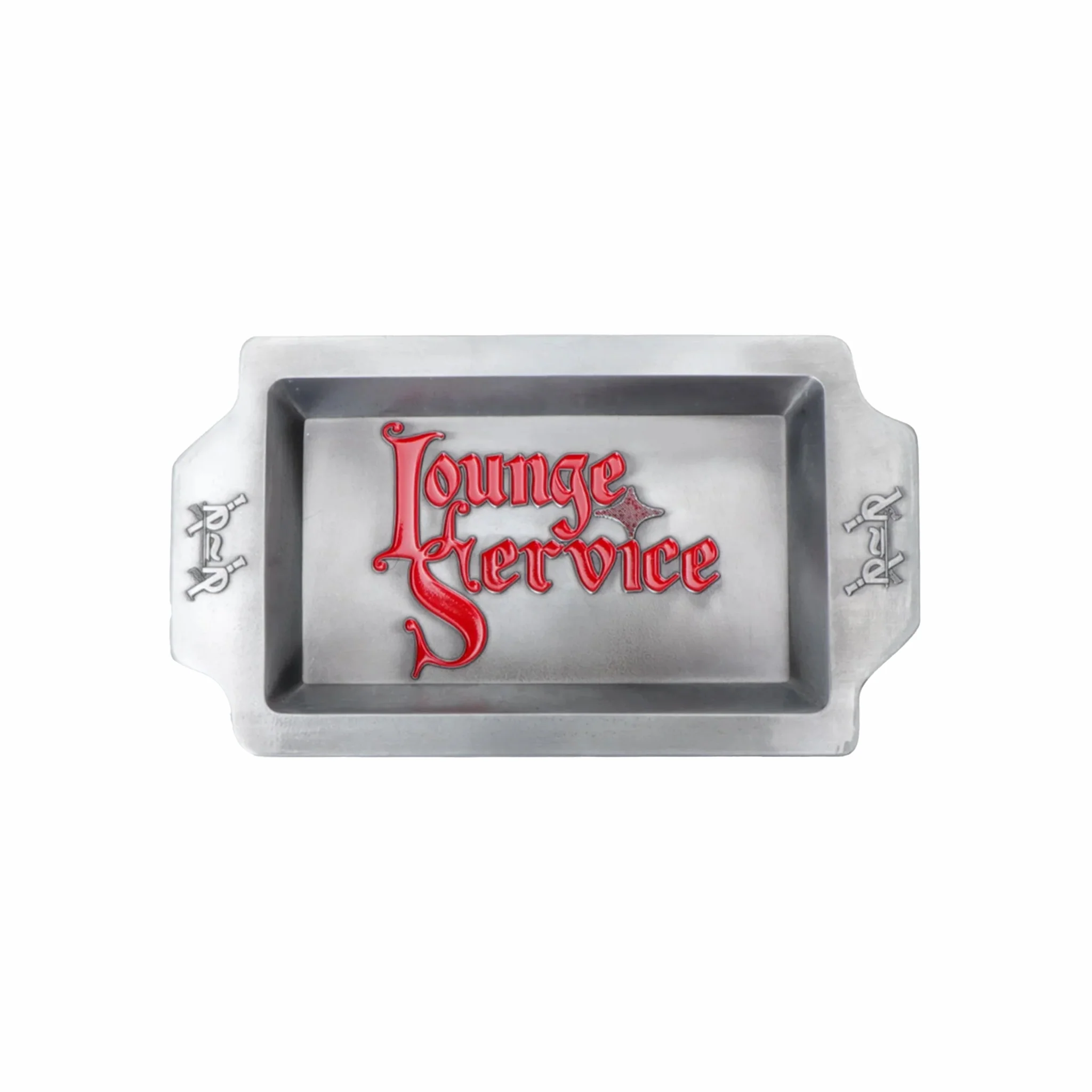Pass~Port Lounge Service Coin Tray (Antique Silver)
