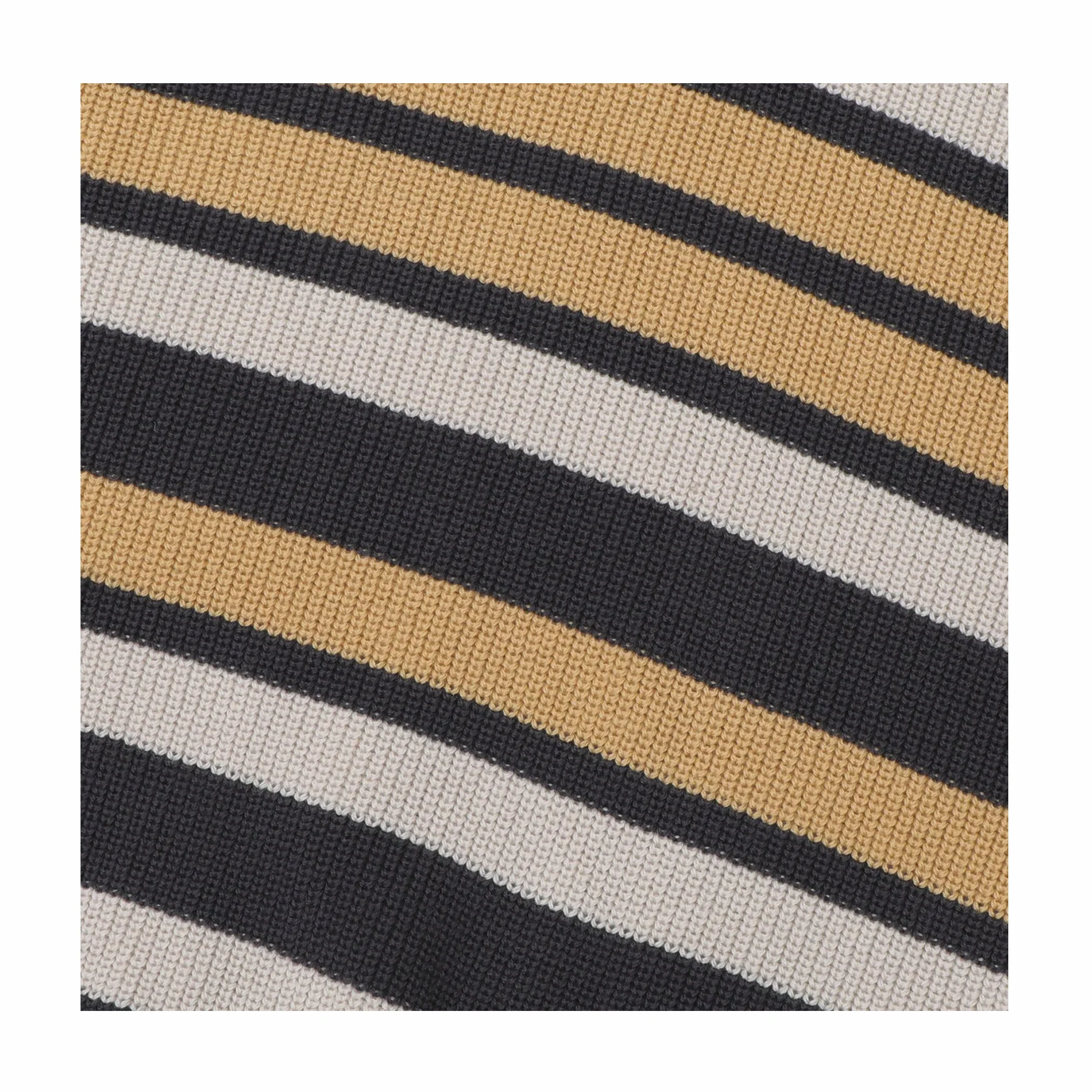 Pass~Port Organic Cotton Stripe Knit Sweater (Dark Grey)
