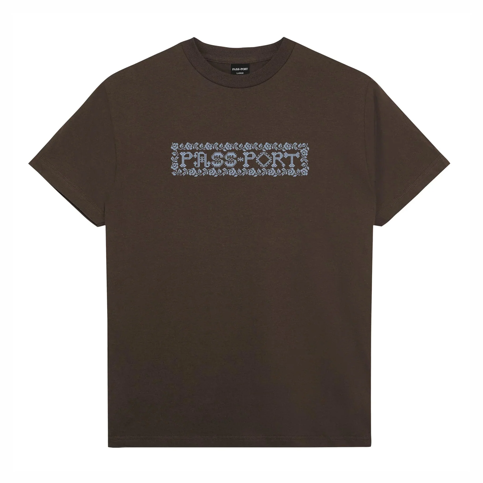 Pass~Port Rosary Tee (Bark)