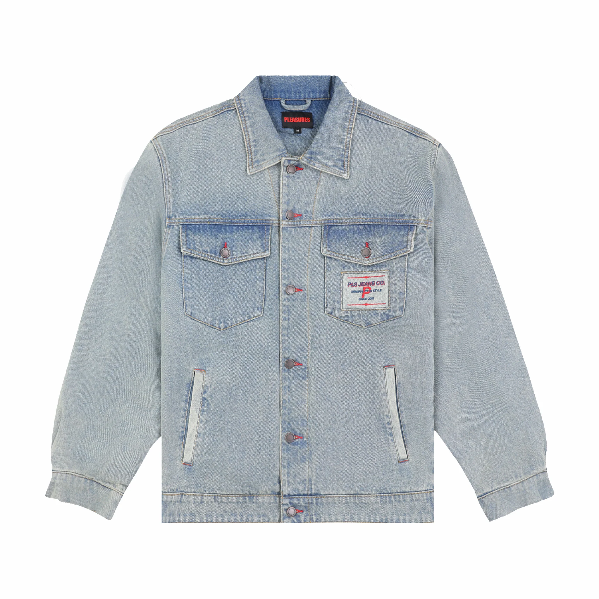 Pleasures Park Insulated Denim Jacket (Indigo)