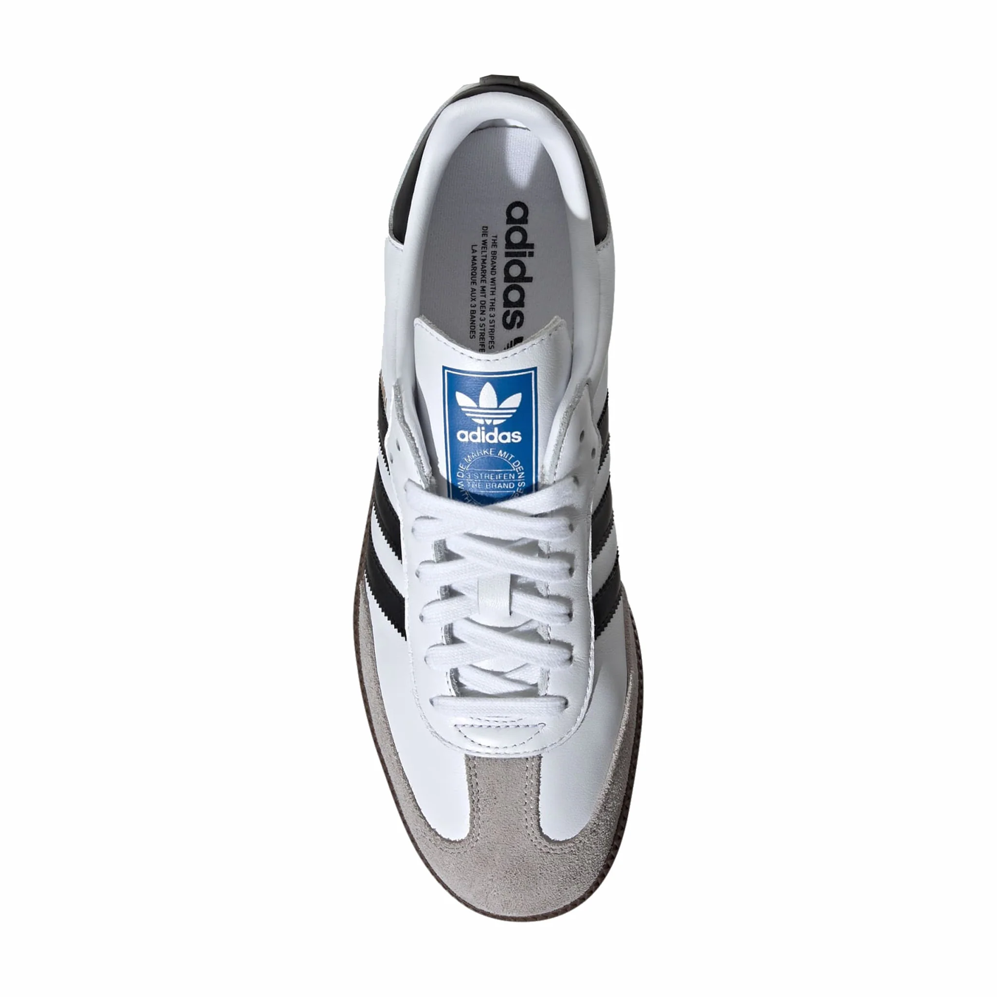 Adidas Men's Samba OG (Cloud White/Core Black/Gum) B75806
