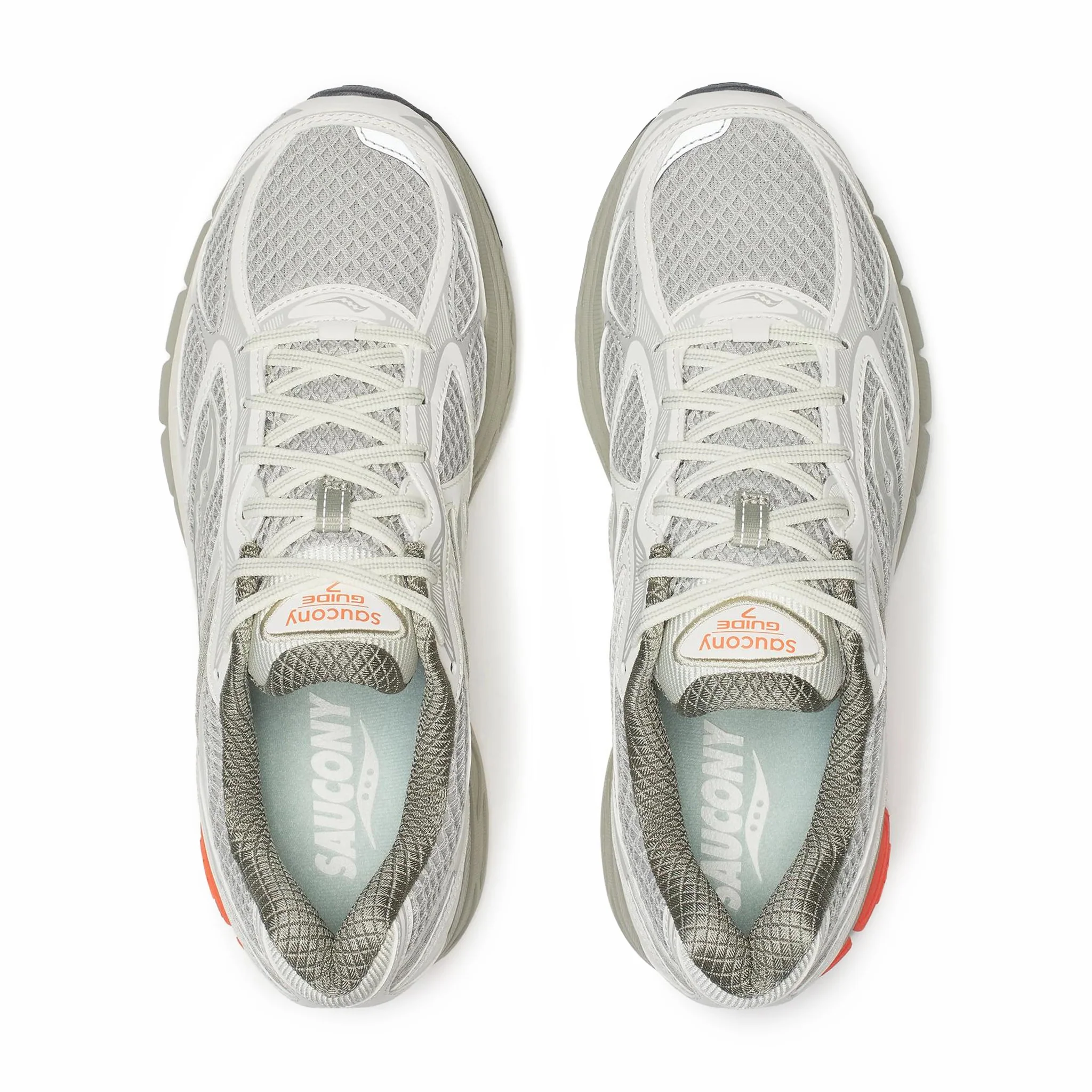 Saucony Men's Progrid Guide 7 (Tofu/Fire)