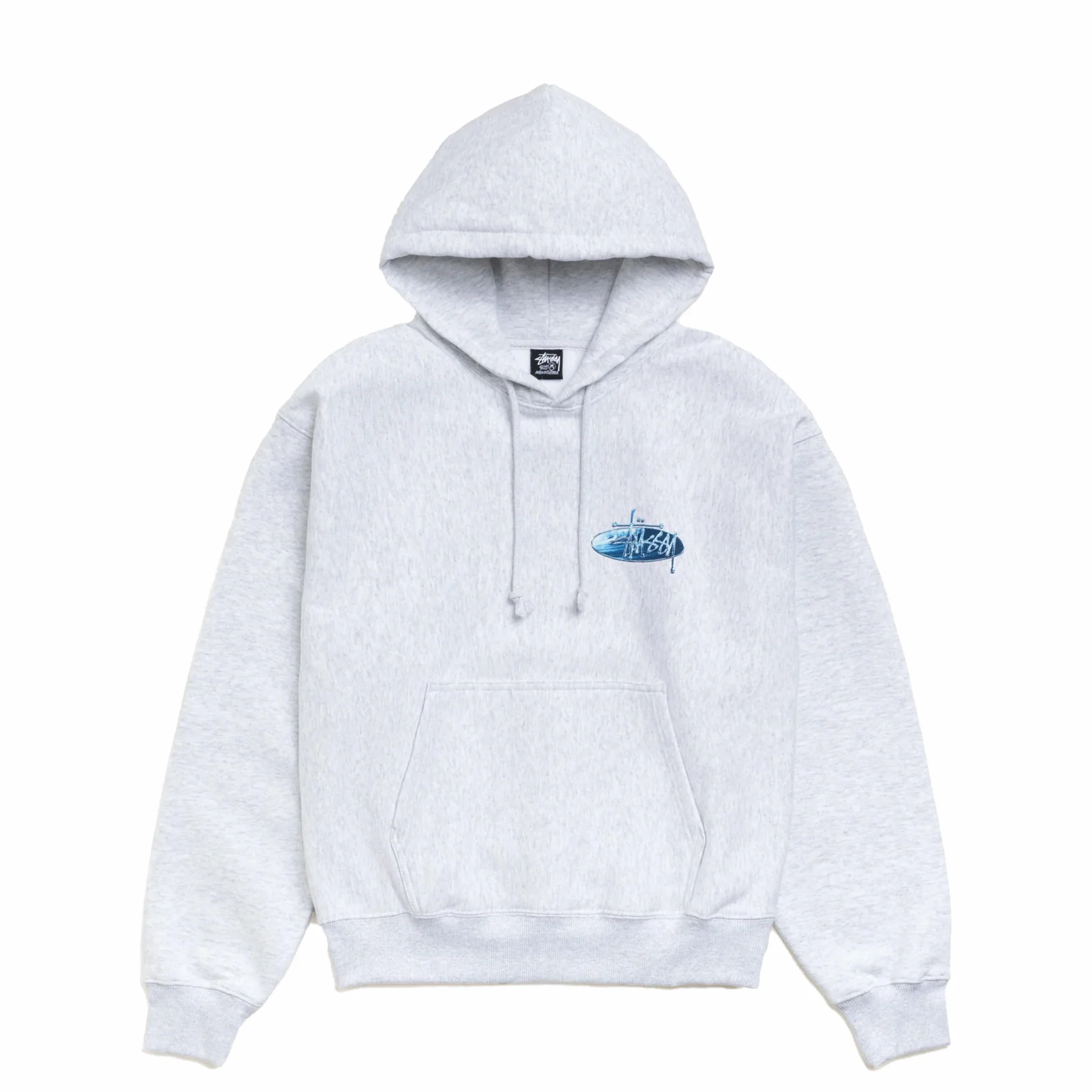 4721-stussy-wave-oval-hoodie-ash-heather-1.webp Stüssy Wave Oval Hoodie (Ash Heather)