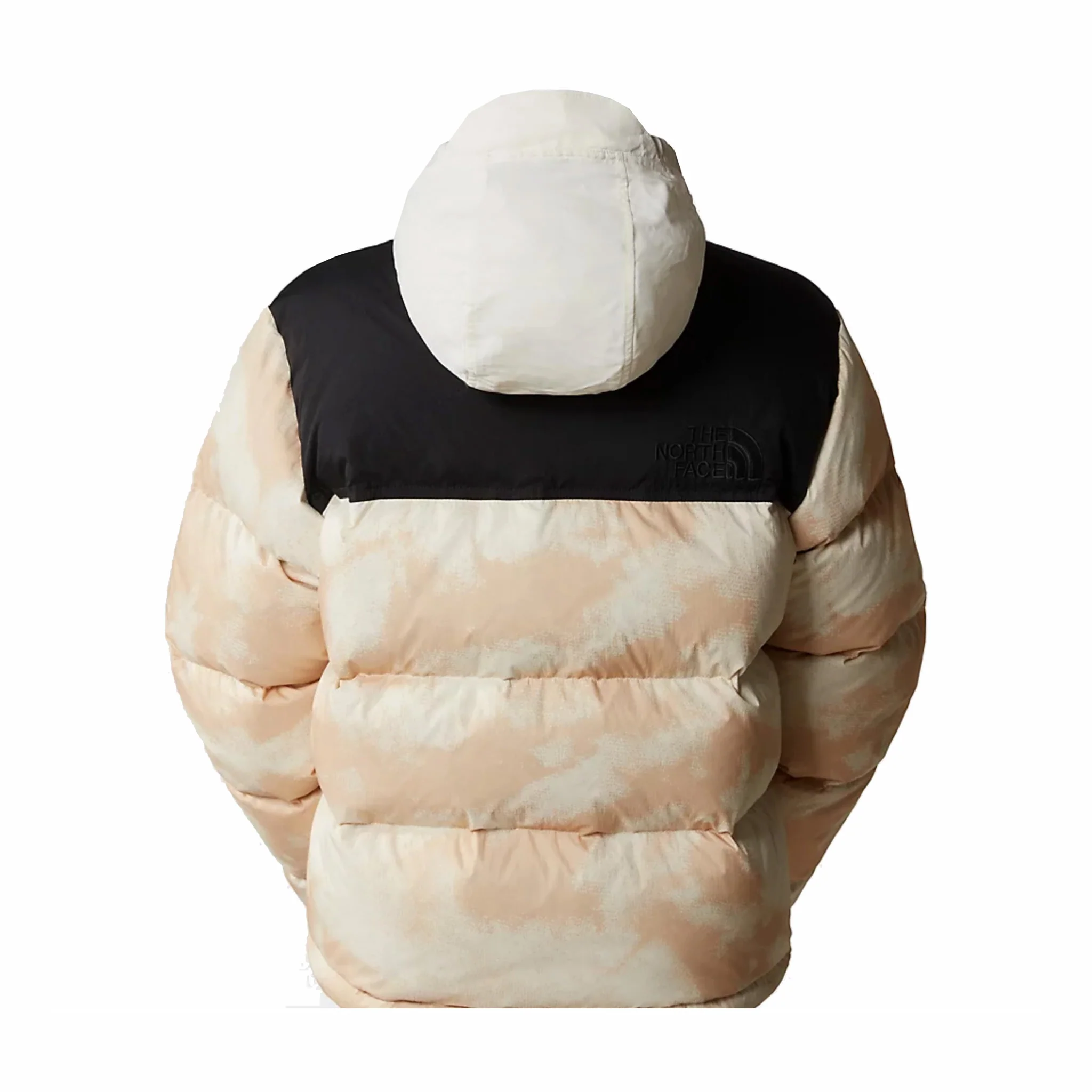 The North Face Women's 92 Crinkle Nuptse Jacket (White Dune/Lo-Fi Hi-Tek Dye Print)