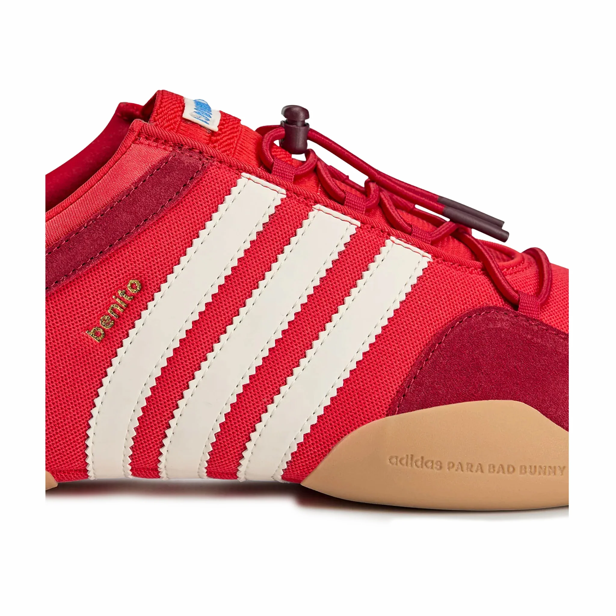 Adidas x Bad Bunny Unisex Ballerina “Flamboyan” (Vivid Red/Chalk White/Power Red)