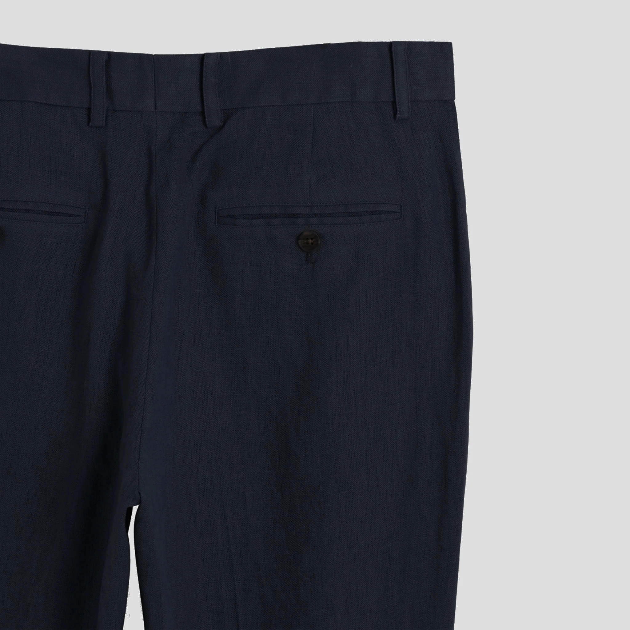 Wax London ALP Trouser 2.0 - Linen (Navy)