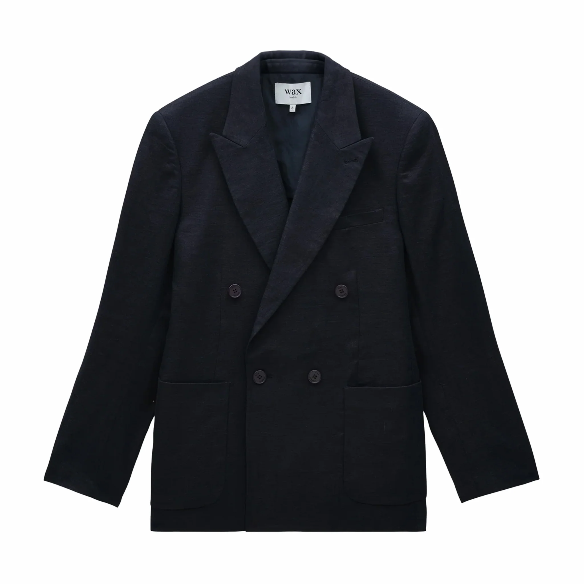 4986-wax-london-vigo-blazer-linen-navy-1.webp Wax London Vigo Blazer - Linen (Navy)