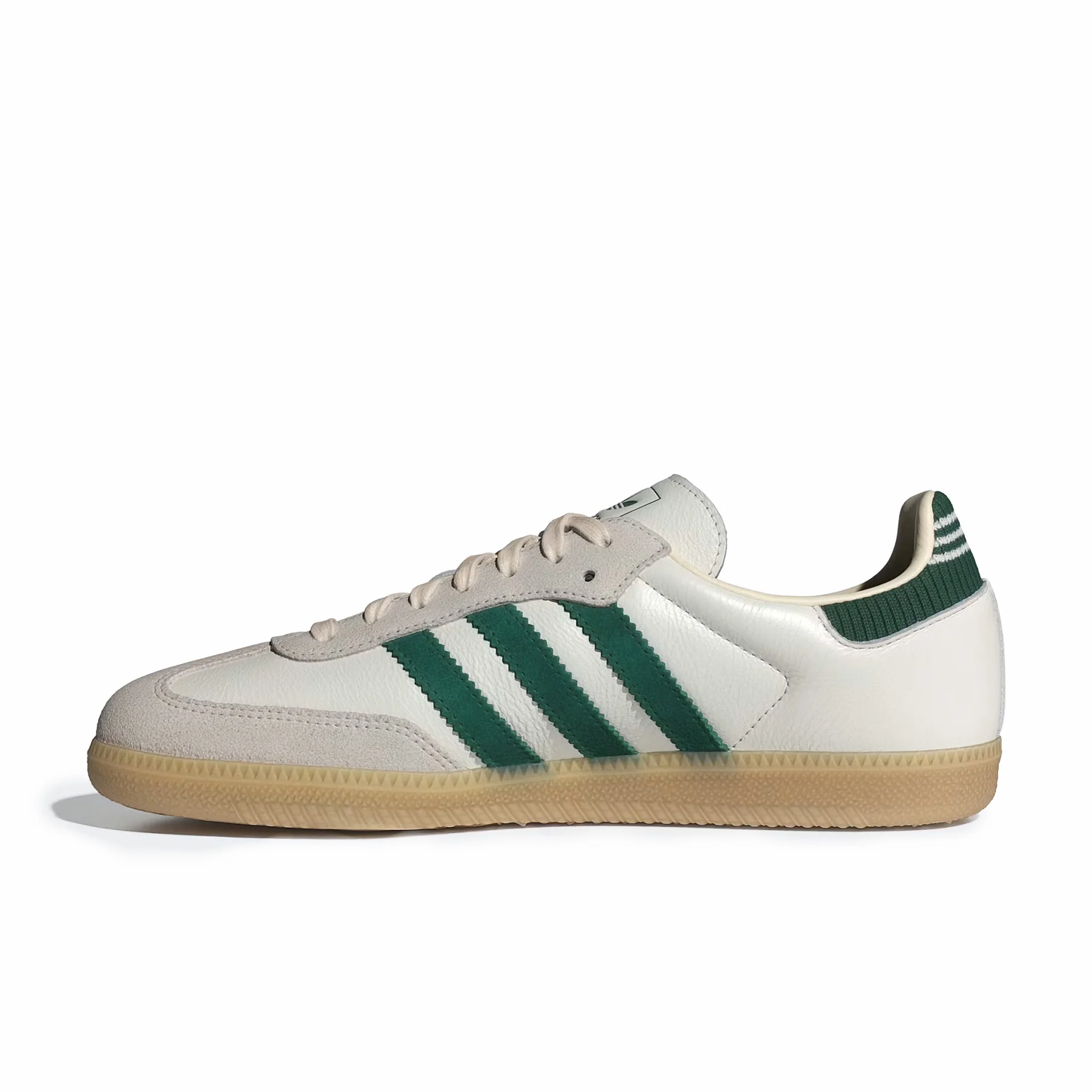 Adidas Men's Samba OG (Cloud White/Collegiate Green/Gum)