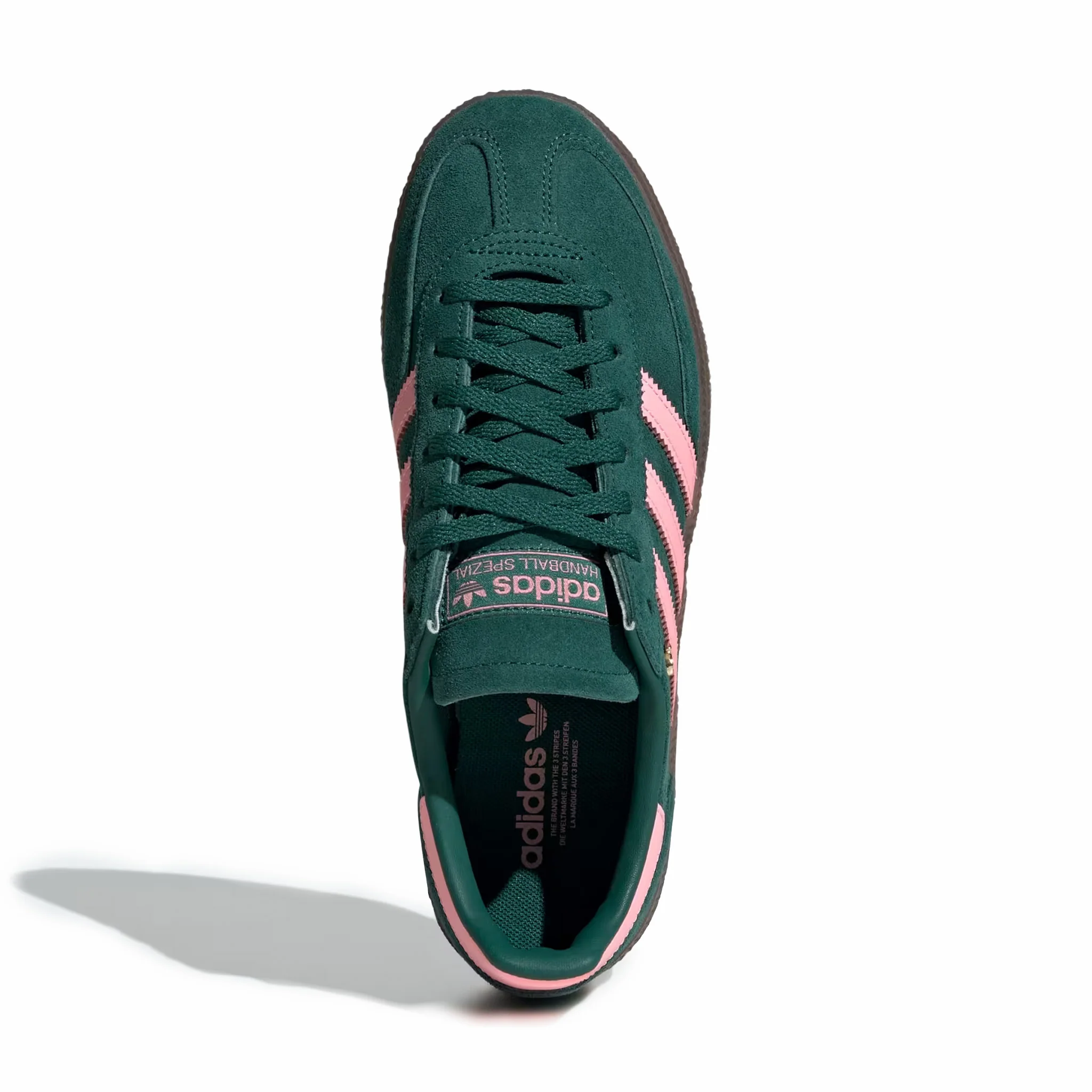 Adidas Women's Handball Spezial (Collegiate Green/Pink Spark/Gold Metallic)