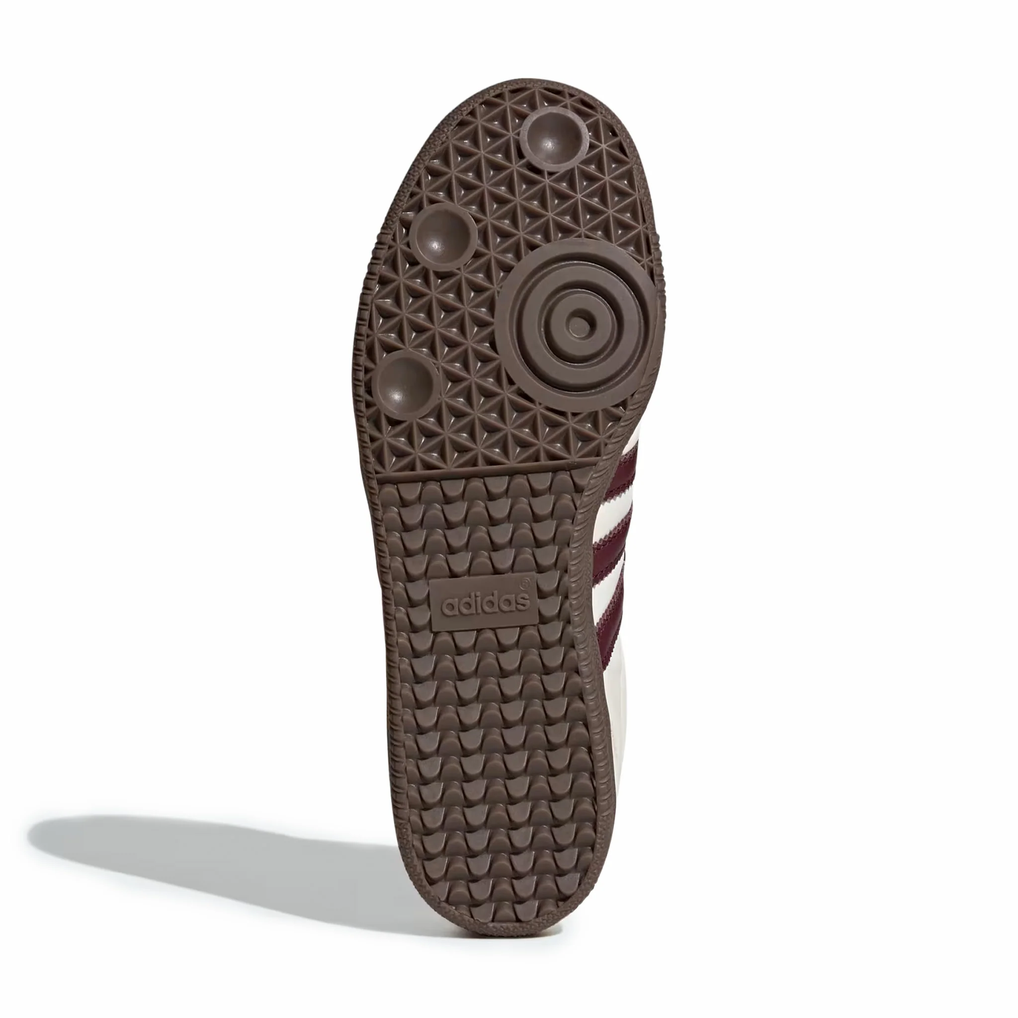 Adidas Women's Samba Long Tongue (Cream White/Maroon/Gold Metallic)