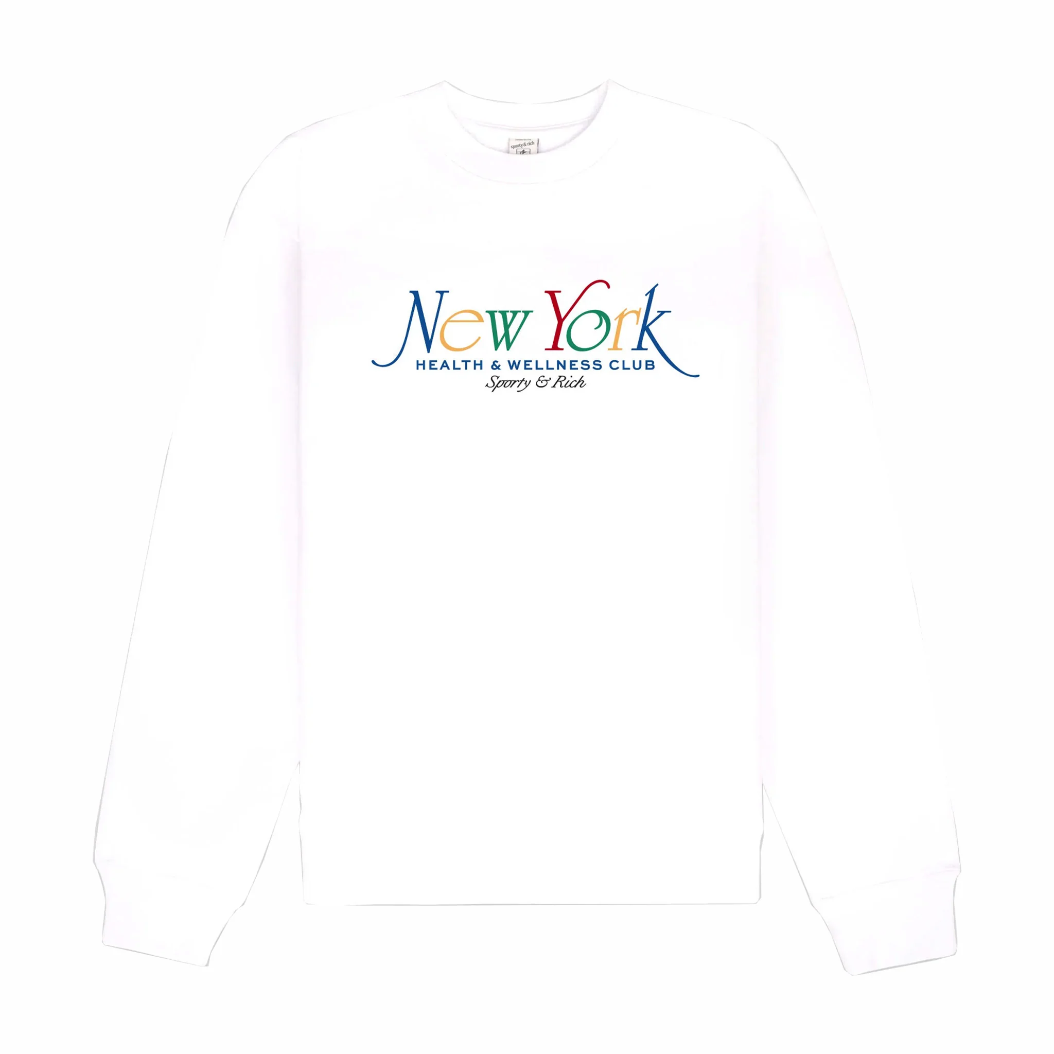 Sporty & Rich Women's NY 94 Crewneck (White/Multi)
