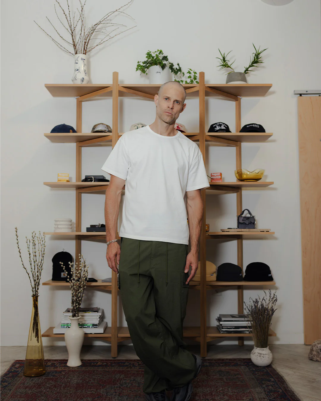 August "Basics" Cropped T-Shirt - 6.5oz 100% Cotton (Off White)