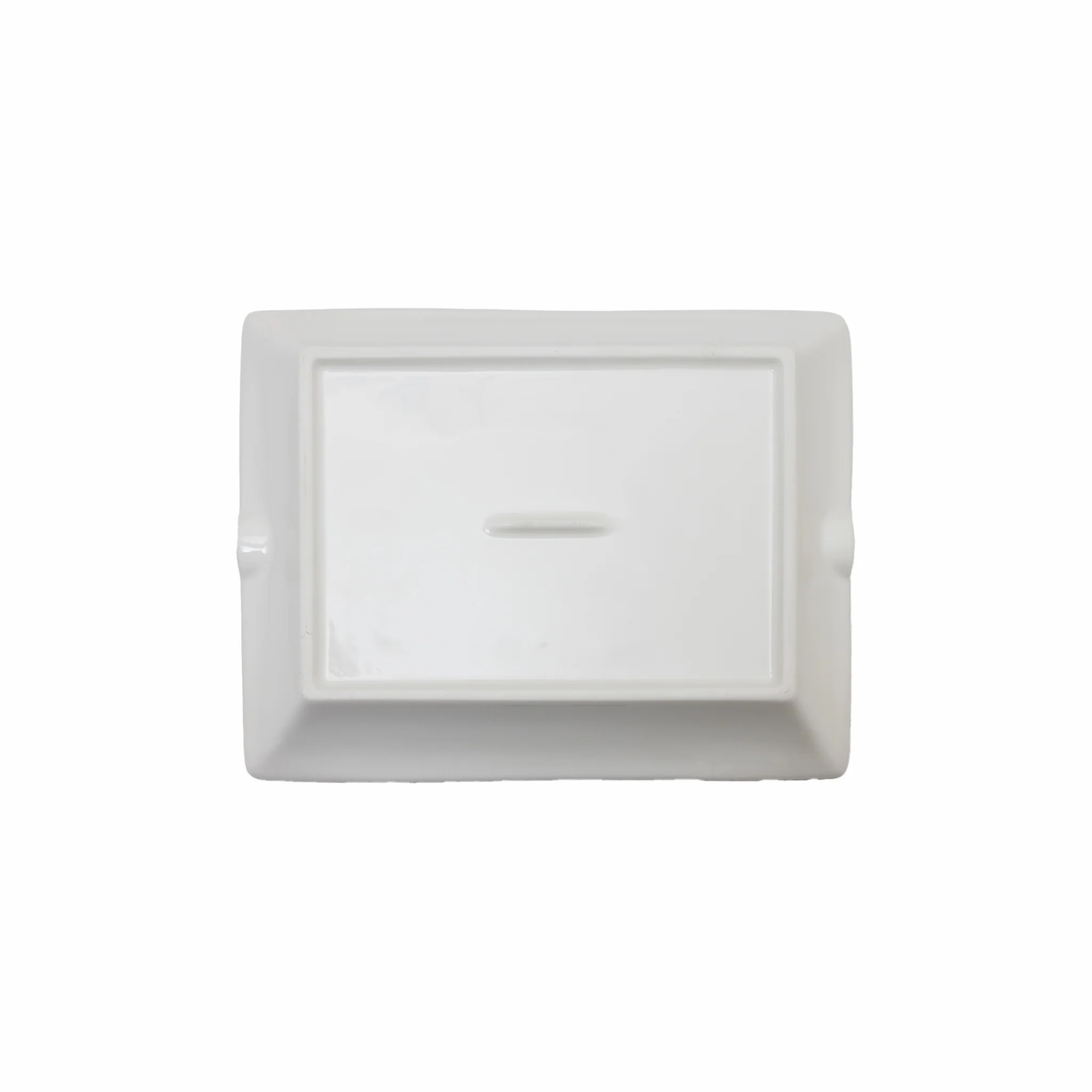 August "Cigar Lounge" Ceramic Ash Tray (White)