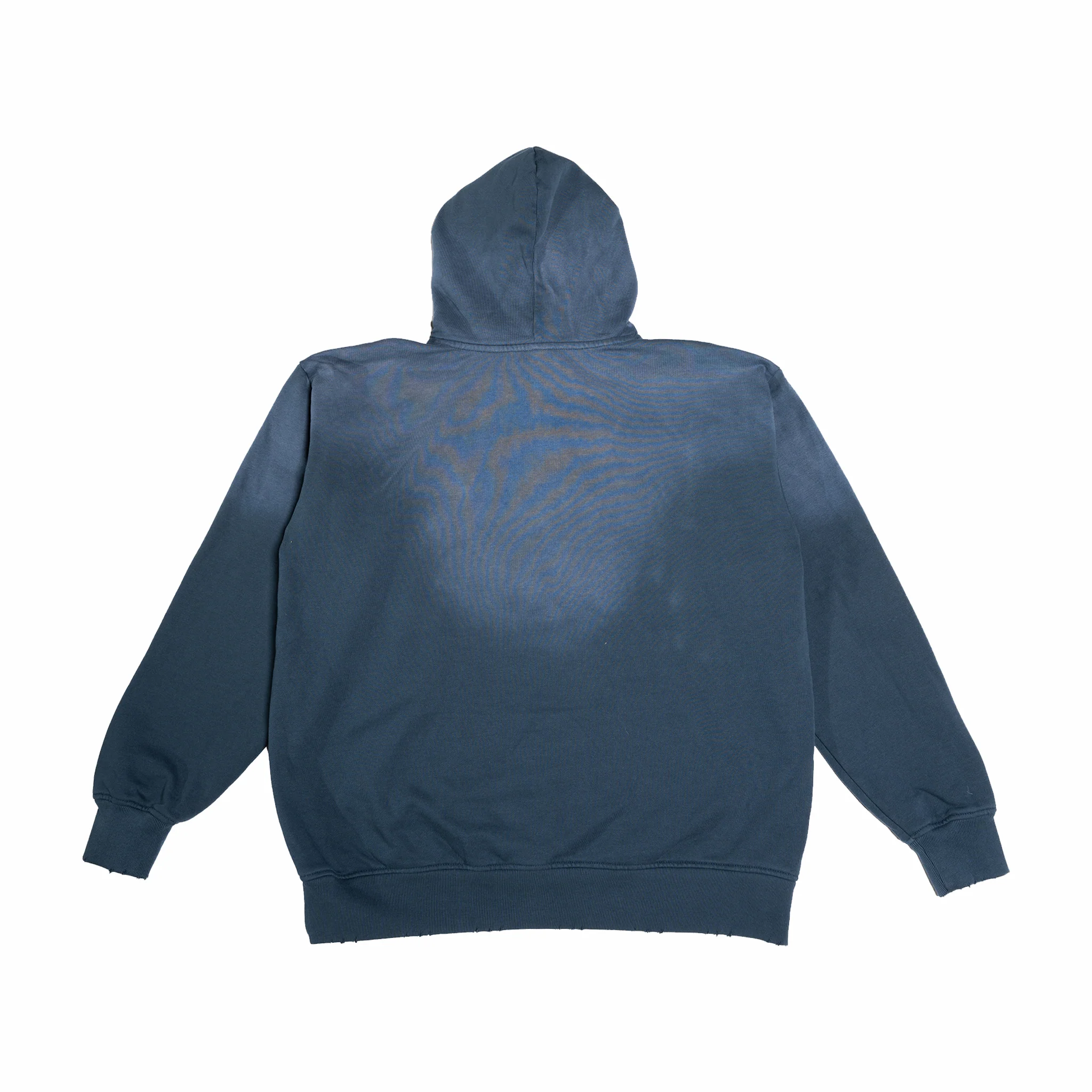 August "Puff Logo" 14oz Heavyweight Hoodie (Potassium Navy)