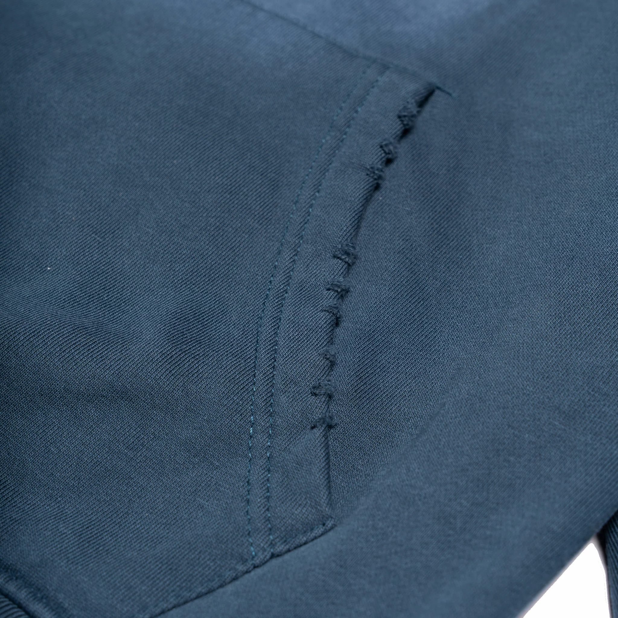 August "Puff Logo" 14oz Heavyweight Hoodie (Potassium Navy)